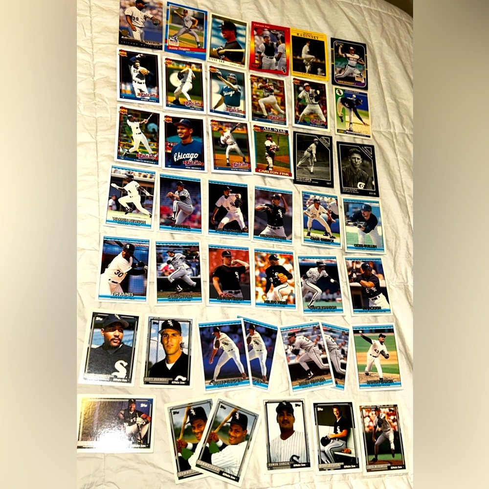 •5 FOR $10 KIDS TOYS• Chicago White Sox Baseball Cards (Lot Of 43 Misc Cards)